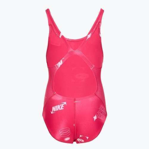 Costum de înot complet pentru copii Nike Hydrastrong Fastback rush pink