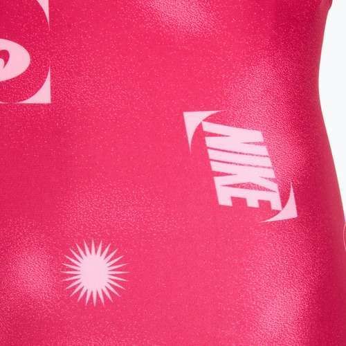 Costum de înot complet pentru copii Nike Hydrastrong Fastback rush pink