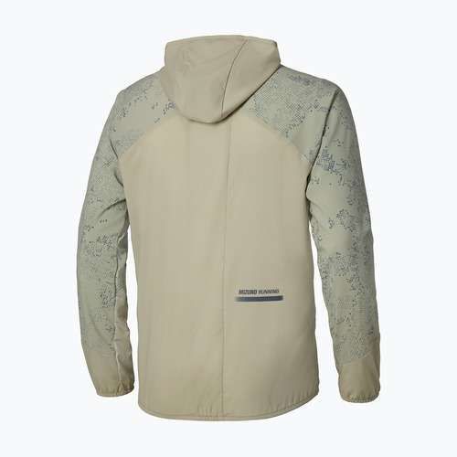 Geacă de alergare pentru bărbați Mizuno Active Alpha Hooded elm
