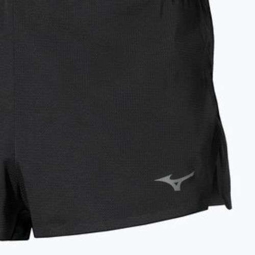 Pantaloni scurți de alergare pentru bărbați Mizuno Tech Light Split 1.5 black