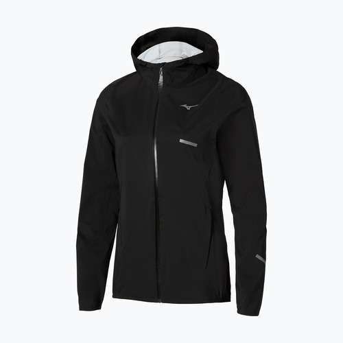 Geacă de alergare pentru femei Mizuno Trail Waterproof 20K Hooded black