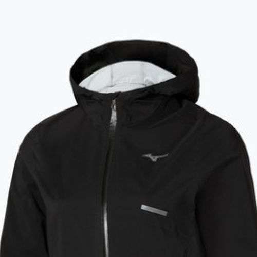 Geacă de alergare pentru femei Mizuno Trail Waterproof 20K Hooded black