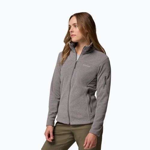Bluză fleece pentru femei Columbia Fast Trek II city grey heather/city grey