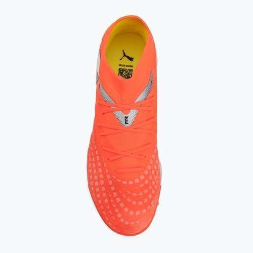 Încălțăminte de fotbal PUMA Future 9 Match TT glowing red/puma white/puma black/puma silver