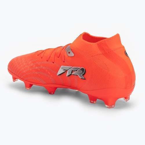 Încălțăminte de fotbal pentru copii PUMA Future 9 Pro FG/AG Jr glowing red/puma white/puma black/puma silver