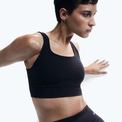 Sutien de antrenament Nike Zenvy Medium-Support black/sail