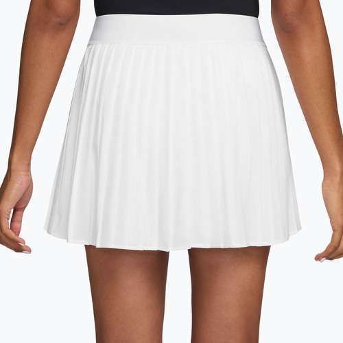Fustă de tenis Nike Victory Dri-Fit High-Waisted Pleated white/black