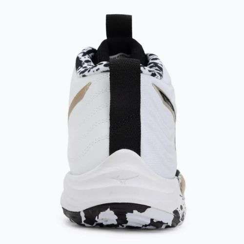 Încălțăminte de volei Mizuno Wave Momentum Elite Mid white/black/gold