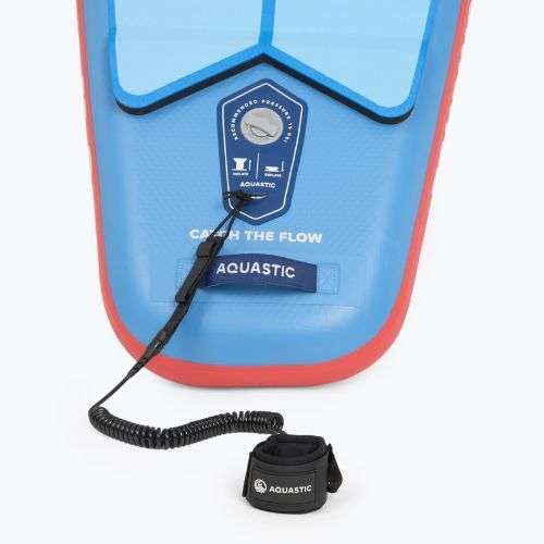 Set placă SUP gonflabilă AQUASTIC Touring 11'6" albastru