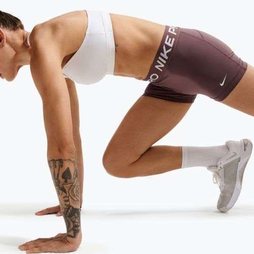Pantaloni scurți pentru femei Nike Pro Mid-Rise Biker 3" tattoo/white