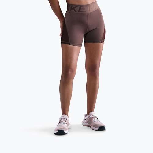 Pantaloni scurți pentru femei Nike Pro Sculpt High Waisted 5" Biker tattoo/burgundy crush/white