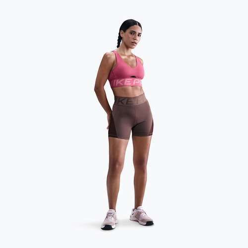 Pantaloni scurți pentru femei Nike Pro Sculpt High Waisted 5" Biker tattoo/burgundy crush/white