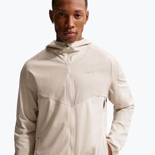 Geacă de alergare pentru bărbați Nike Stride Dri-Fit Cream II/Birch/Natural