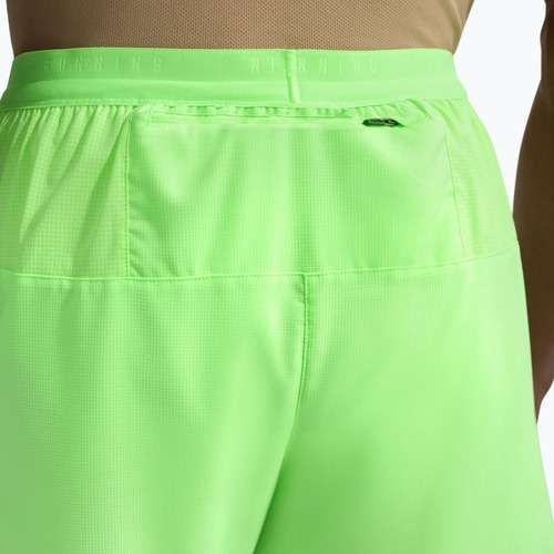Pantaloni scurți de alergare pentru bărbați Nike Stride Dri-Fit Brief-Lined 7" lime blast