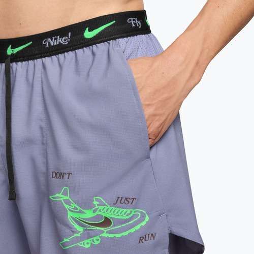 Pantaloni scurți de alergare pentru bărbați Nike Fly Nike Stride 5" iron purple/black