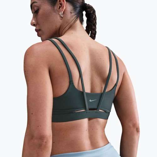 Sutien de antrenament Nike Zenvy Strappy seaweed/white