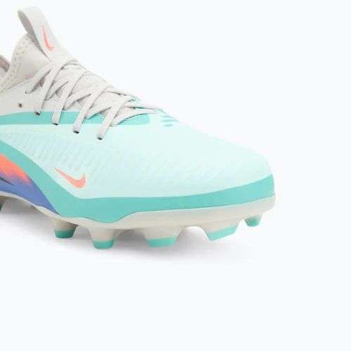 Încălțăminte de fotbal pentru bărbați Nike United Phantom 6 Low Academy Jr FG/MG pistachio frost/hyper orange