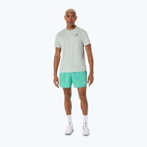 Tricou de tenis pentru bărbați ASICS Court Top cold moss