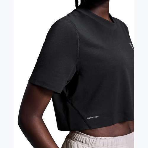 Tricou de antrenament pentru femei On Train-T Crop black