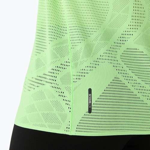Tricou de alergare pentru femei ASICS Metarun SS Top illuminate green