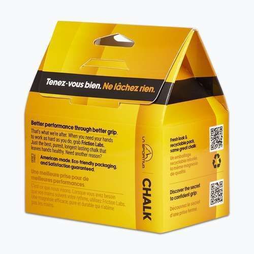 Magnesie La Sportiva Chalk FL 71 g chalk/yellow