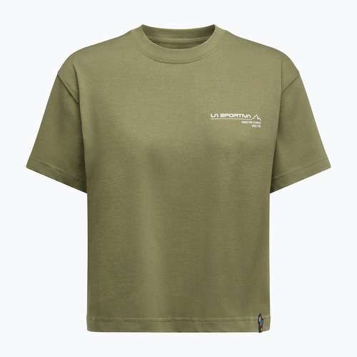Tricou de cățărare pentru femei La Sportiva Since 1928 Crop cypress/chalk