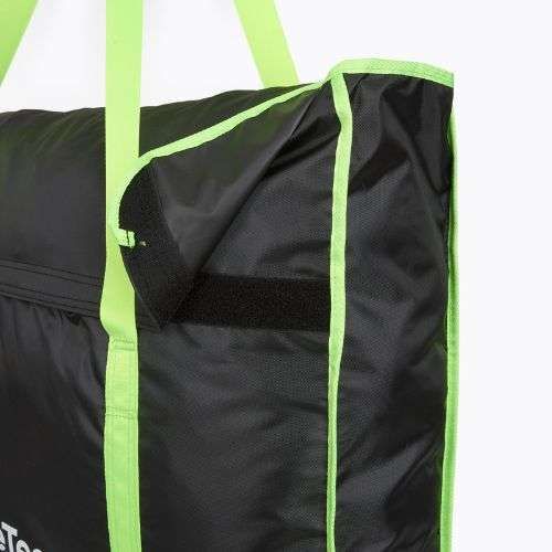 Geantă pentru transport poartă OneTeam Swiftgoal 180 x 120 cm negru/verde