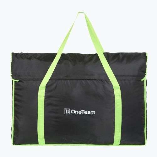 Geantă pentru transport poartă OneTeam Swiftgoal 180 x 120 cm negru/verde