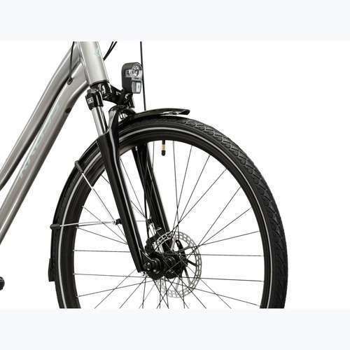 Bicicletă trekking pentru femei KROSS Trans 3.0 In silver/gray/gloss