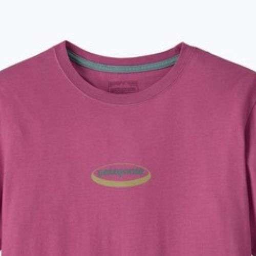 Tricou pentru bărbați Patagonia '95 Oval Logo faded magenta