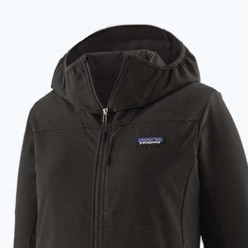 Geacă softshell pentru femei  Patagonia R1 CrossStrata Hoody black