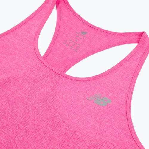 Tricou pentru femei New Balance Athletics Tank pink heat heather