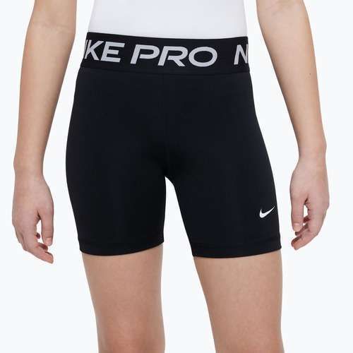 Pantaloni scurți pentru copii Nike Pro Dri-Fit 5" carbon black/white