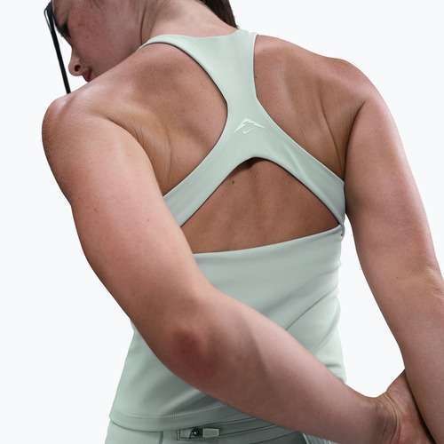 Tricou pentru femei Nike Trail Medium Support Sports Bra Tank Top light silver