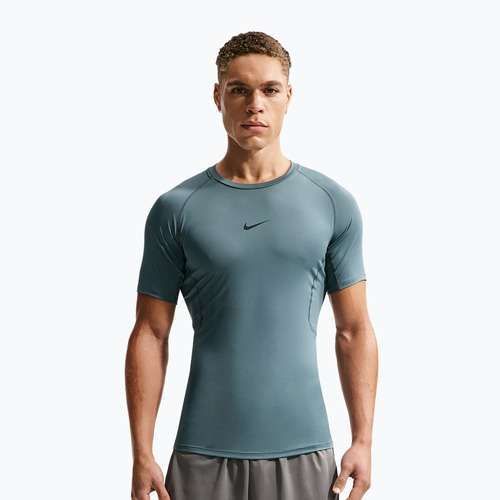Tricou de antrenament pentru bărbați Nike Pro Dri-Fit Tight Fitness mineral slate/black