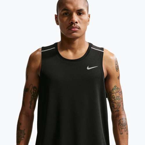 Tricou de alergare pentru bărbați Nike Miler Dri-Fit black
