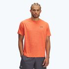 Tricou de antrenament pentru bărbați Under Armour Tech Textured fire/ares red/castlerock
