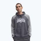 Hanorac pentru bărbați  Under Armour Rival Fleece Colorblock Hoodie castlerock/mod gray/white