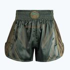 Pantaloni scurți de antrenament Venum Stealth Muay Thai Khaki/Dark Green