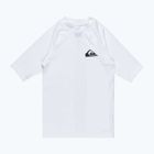 Quiksilver Everyday UPF50 tricou de înot alb pentru juniori