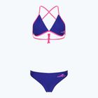 Costum de baie din două piese aquafeel Sun Bikini blue pink flames