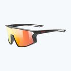 Ochelari de soare pentru copii UVEX Skyryse Jr black matt/mirror red