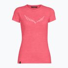 Cămașă de trekking pentru femei Salewa Solid Dry roz 00-0000027019