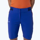 Pantaloni scurți de drumeție pentru femei Salewa Pedroc Cargo 3 albastru 00-0000027728