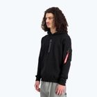 Bluză pentru bărbați Alpha Industries Puff Print Hoodie black