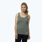 Tricou de trekking pentru femei Jack Wolfskin Pack & Go Tank verde 1807283
