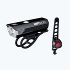 Set de faruri pentru bicicletă CatEye AMPP 200 HL-EL042RC / ORB TL-LD160 black
