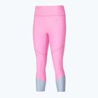 Colanți pentru femei Mizuno Impulse Core 3/4 lilac chiffon