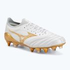 Încălțăminte de fotbal Mizuno Morelia Neo IV Beta Elite Mix white/mp gold/cool gray 3c