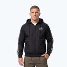 Geacă pentru bărbați Pitbull Athletic Tape Nylon Hooded black